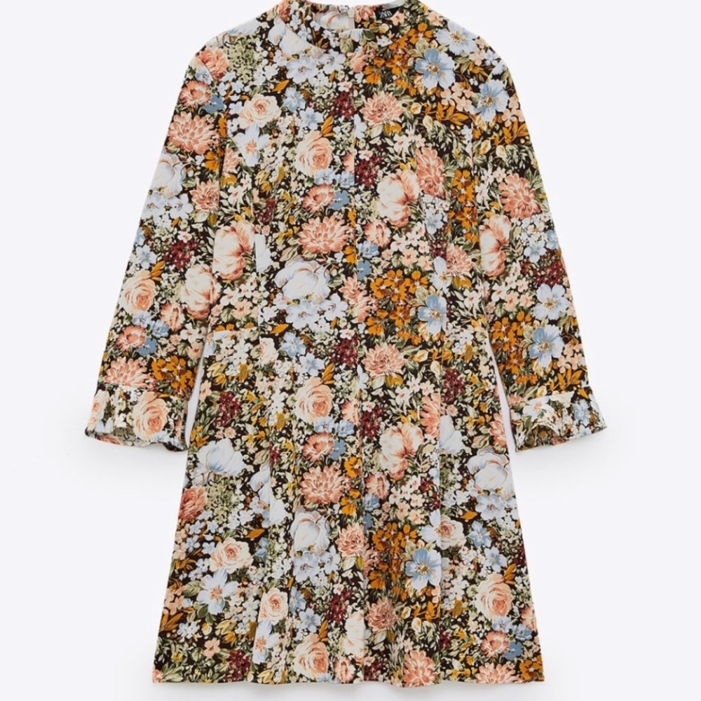 Zara floral dress
